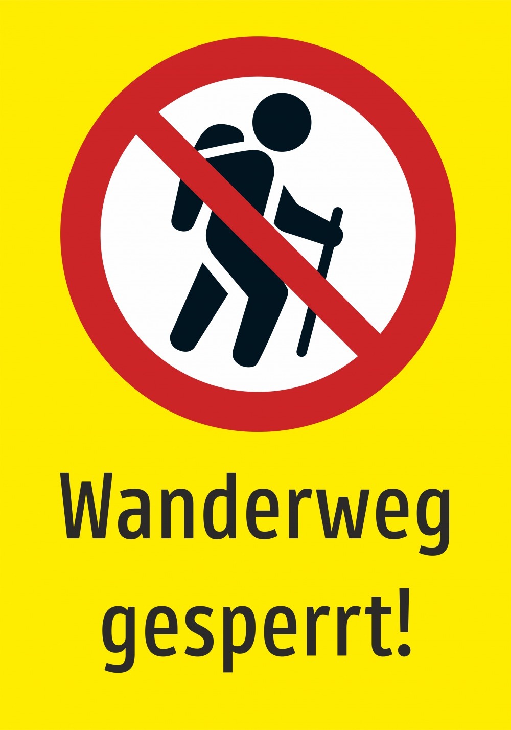 Wanderweg gesperrt - Azoren-Wanderführer