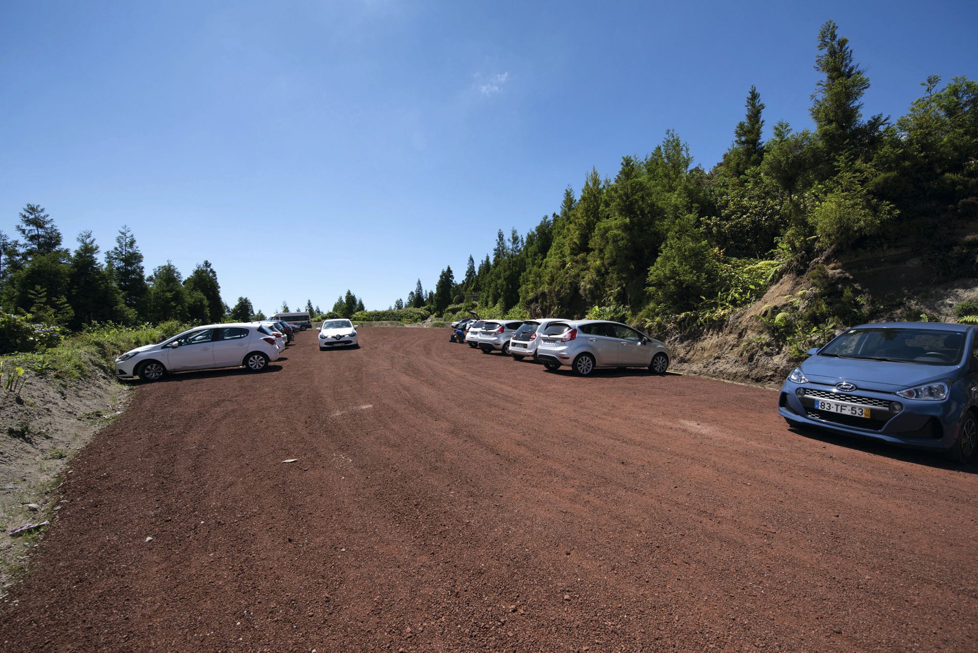 Wanderparkplatz am Ausgangspunkt