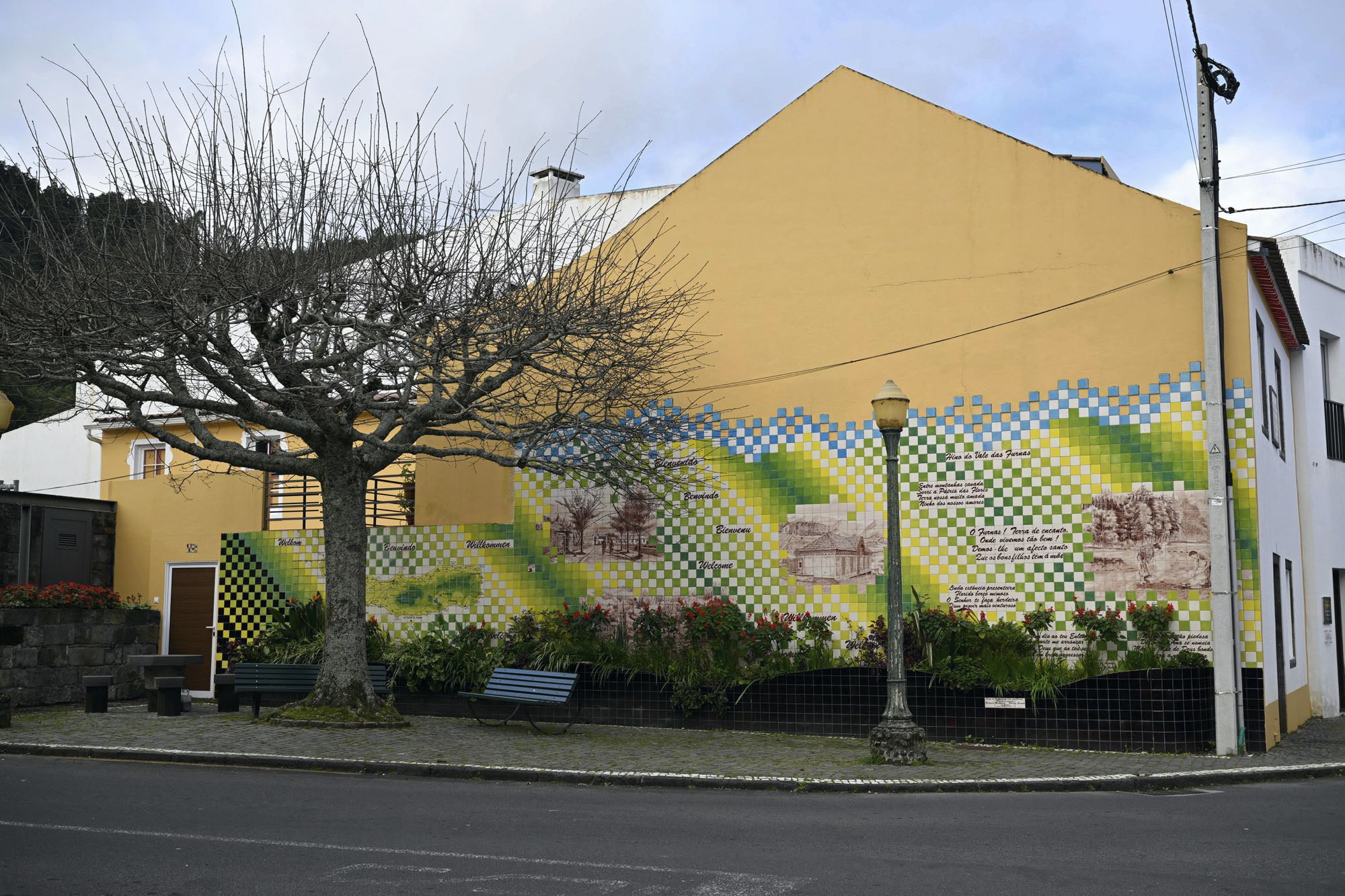 Ausgangspunkt in Furnas am Kachelbild