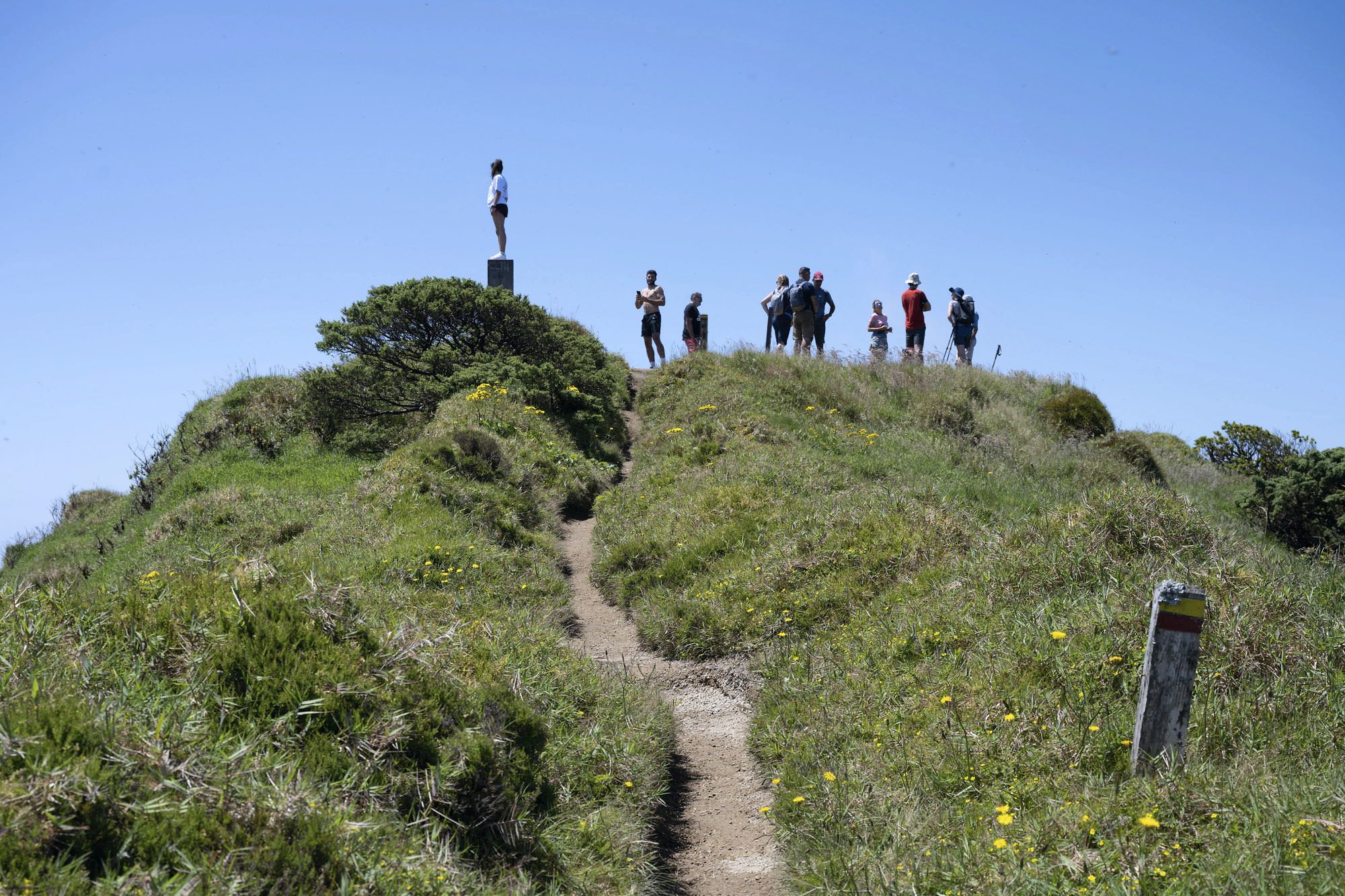 am Gipfel des Pico da Vara