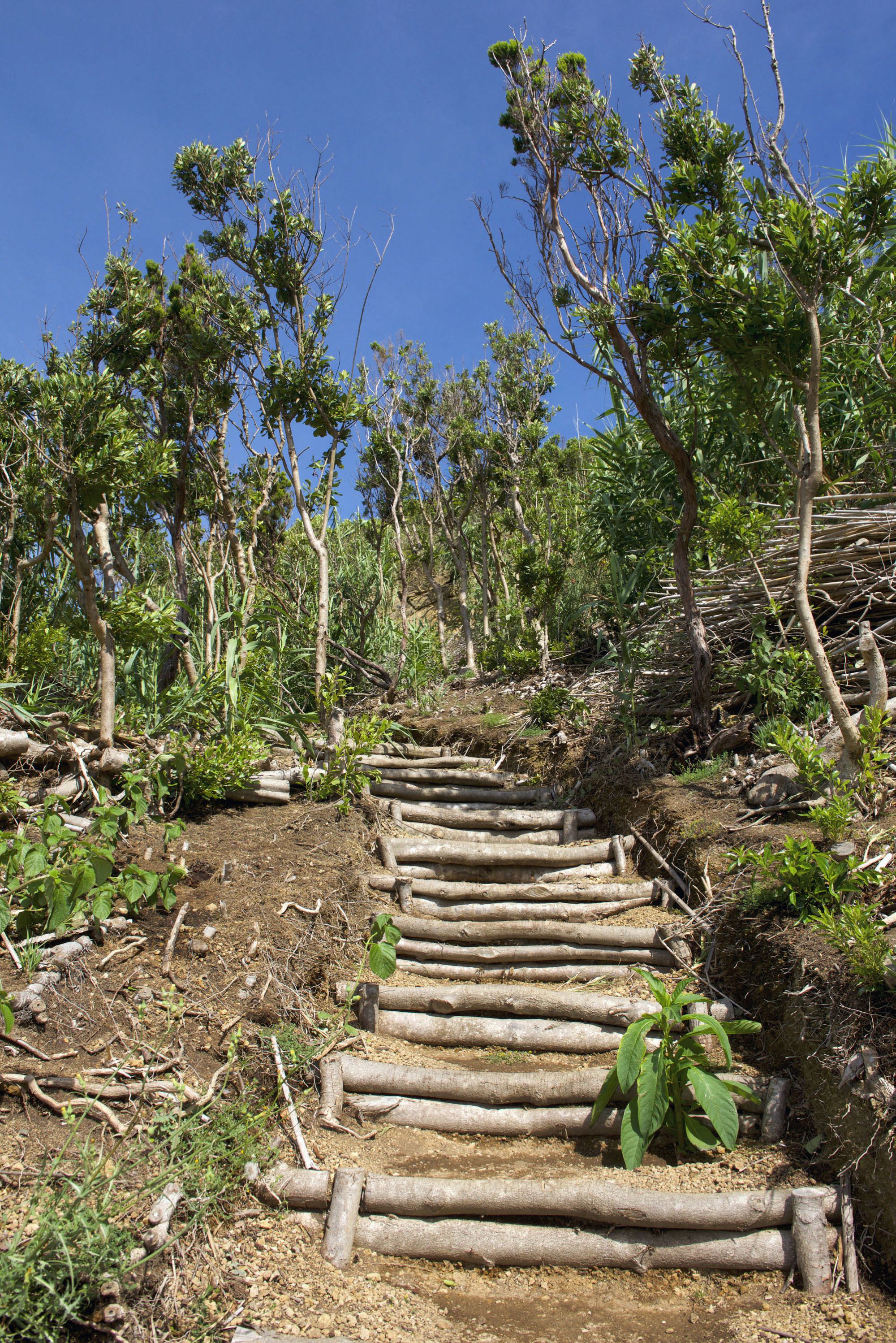 Steiler Aufstieg auf den Monte da Guia