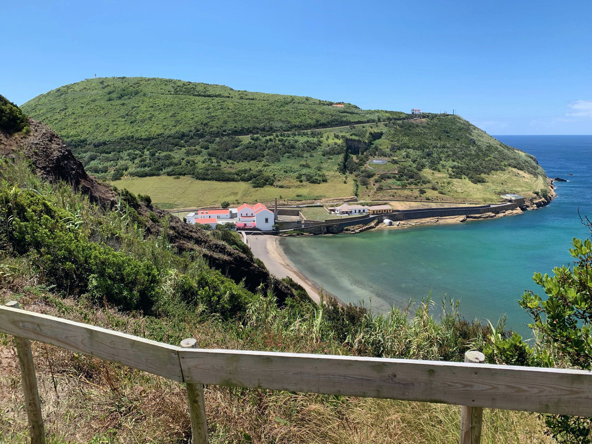 Blick auf den Monte da Guia vom Monte Queimado
