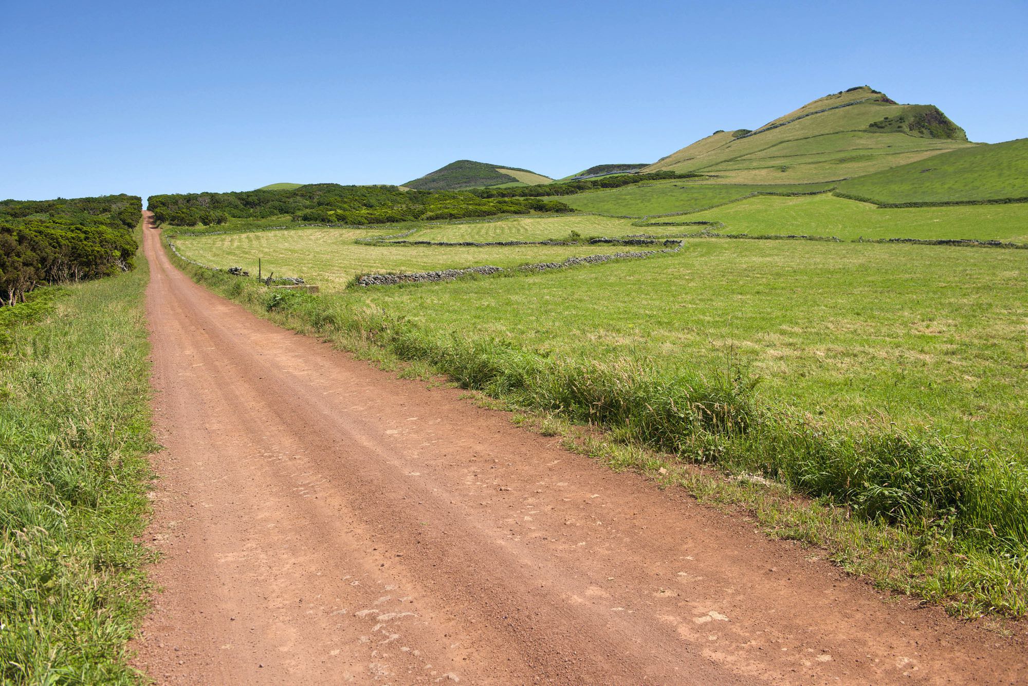 Rückweg von der Ponta dos Rosais - oben der Monte Trigo