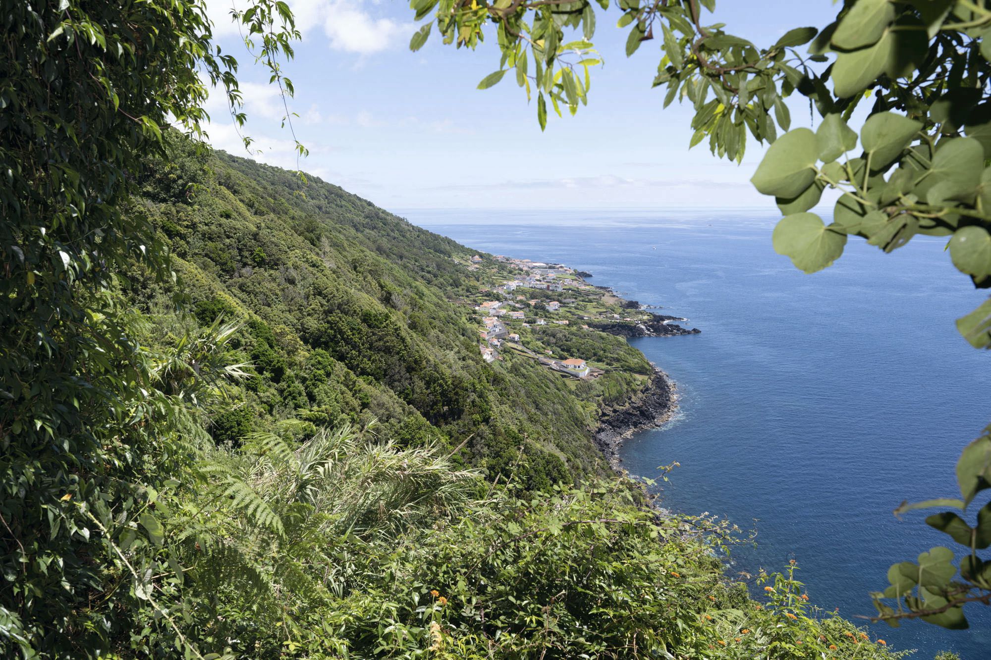 Blick auf Fajã Grande