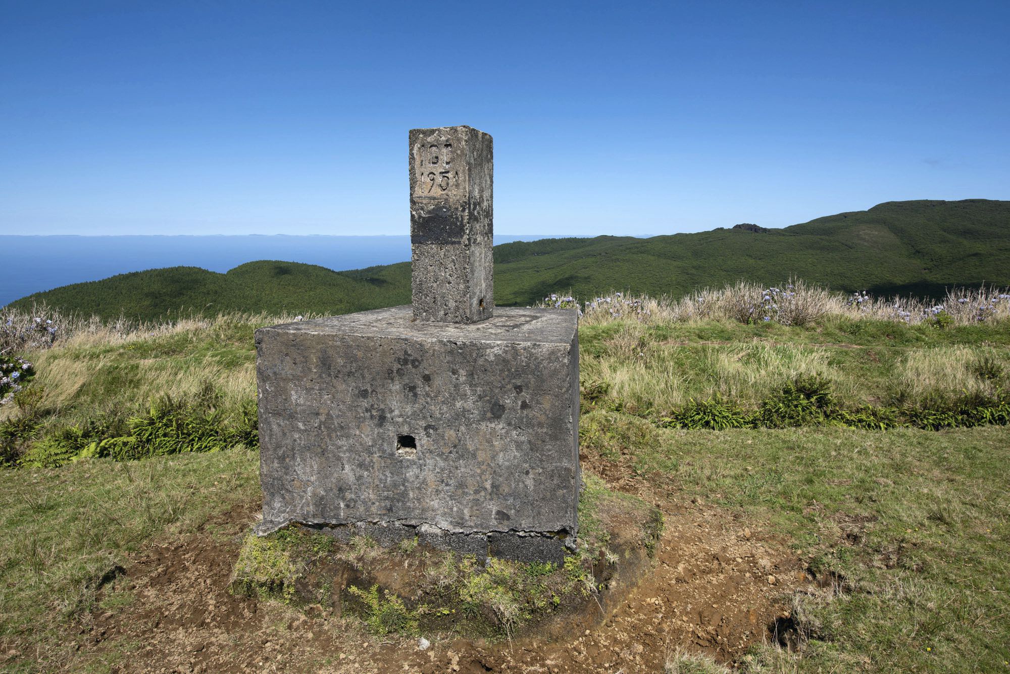 Höhenmesspunkt am Pico do Juncal
